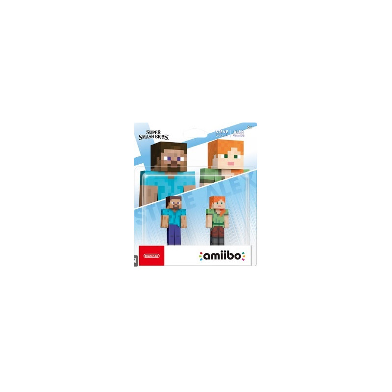 amiibo Minecraft Steve & Alex SSBS