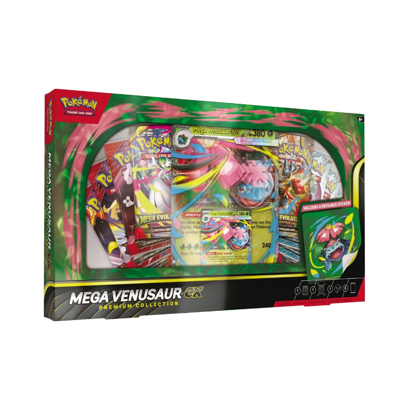 Mega Venusaur EX Premium Collection en Inglés