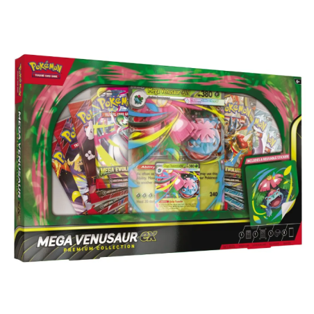 Mega Venusaur EX Premium Collection en Inglés